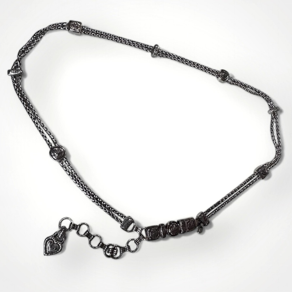 Vintage Brighton Double Chain Medallion Belt